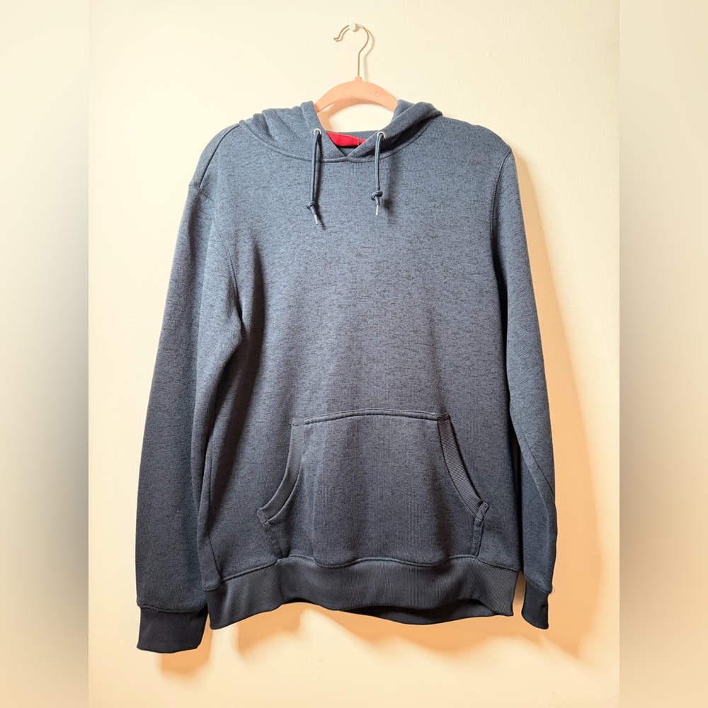 🍄| Men's Navy Hooded Pullover Sweatshirt